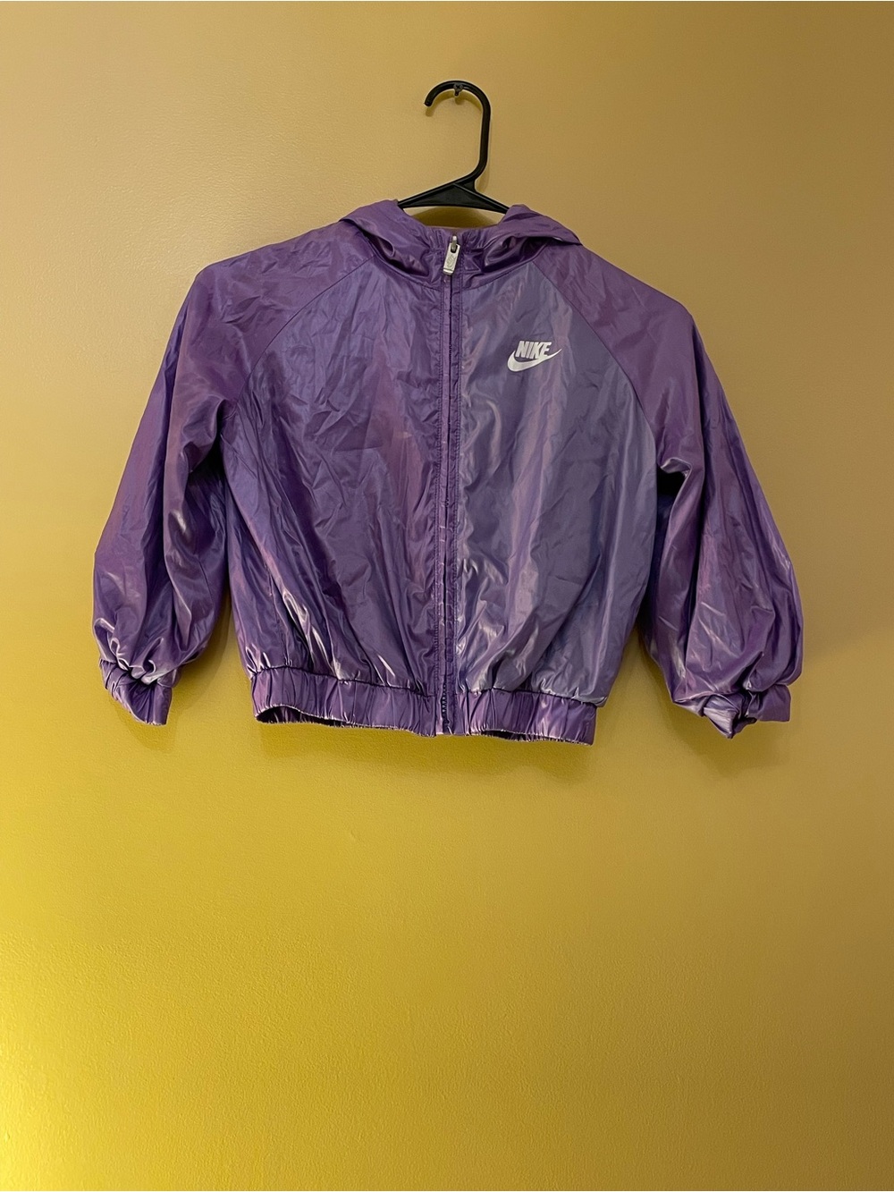 Nike Purple Hooded Windbreaker Jacket